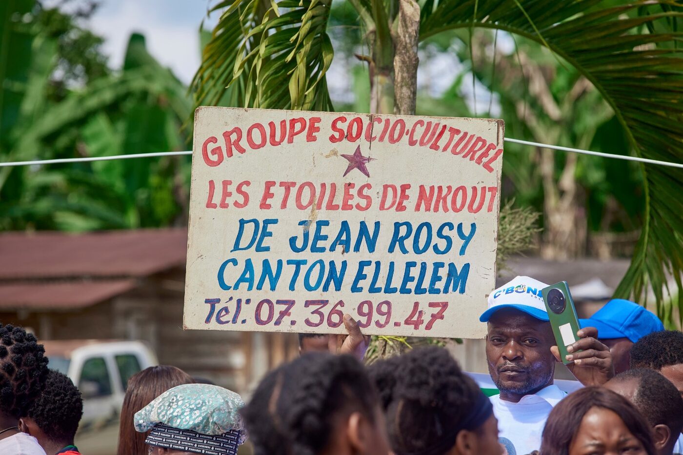 Pancarte d'un groupe socio-culturel du canton Ellelem